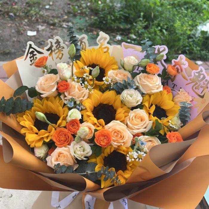 赤峰阿鲁科尔沁旗送高考生什么花